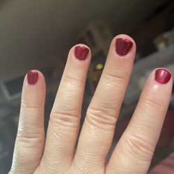 JT Nail Spa - Manicure the first day.