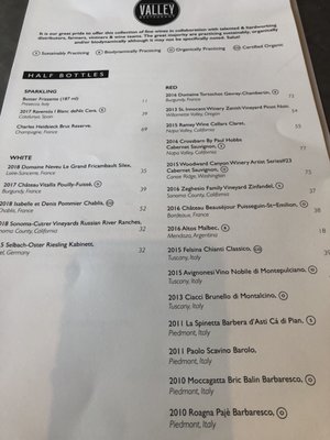 Menu photo 3 Valley Restaurant Garrison, NY