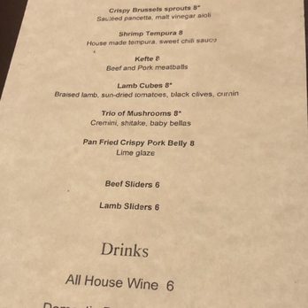 Mazi - HH menu, can get at tables close to the bar - New American Near Me - Washington, DC, District of Columbia