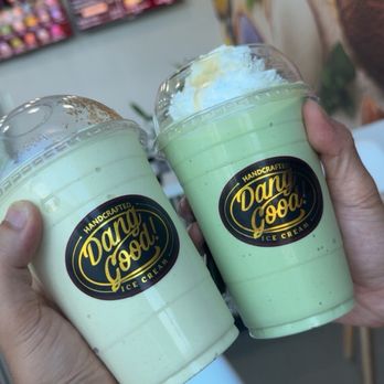 Dang Good Ice Cream - Avocado durian milkshake, matcha brown sugar boba milkshake - Desserts Near Me - Rowland Heights, California Dang Good Ice Cream - Avocado durian milkshake, matcha brown sugar boba milkshake - Desserts Near Me - Rowland Heights, California