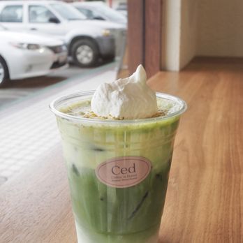 Ced Coffee & Donut - Matcha Pistachio Einspänner - Coffee & Tea Near Me - Westminster, California Ced Coffee & Donut - Matcha Pistachio Einspänner - Coffee & Tea Near Me - Westminster, California