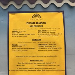 Sutton East Tennis - Pricing