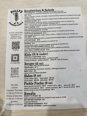 Menu photo 6 Dilly's Sandwiches Long Beach, CA Menu photo 6 Dilly's Sandwiches Long Beach, CA