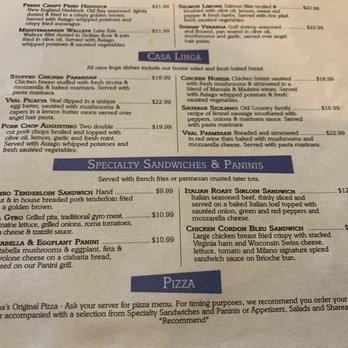 Milano Cafe - Menu - Italian Near Me - Lima, Ohio