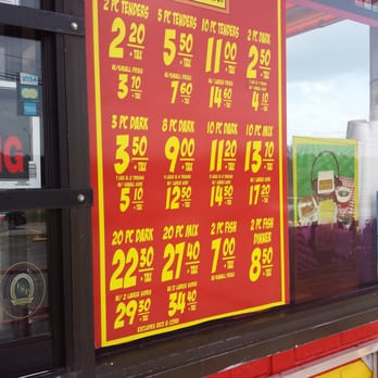 William's Fried Chicken - a menu in a window - Fast Food Near Me - Dallas, Texas William's Fried Chicken - a menu in a window - Fast Food Near Me - Dallas, Texas
