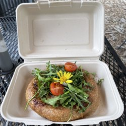 The Canyon Bakery - Savory shallot and arugula tart