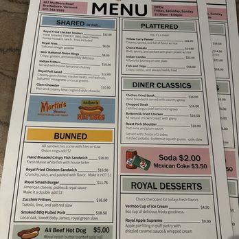 The Royal Diner - Royal Diner Menu - Barbeque Near Me - Brattleboro, Vermont The Royal Diner - Royal Diner Menu - Barbeque Near Me - Brattleboro, Vermont
