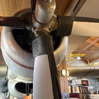 The Airplane Restaurant - Part of the plane indoors. Left wing and propeller - American Near Me - Colorado Springs, Colorado The Airplane Restaurant - Part of the plane indoors. Left wing and propeller - American Near Me - Colorado Springs, Colorado