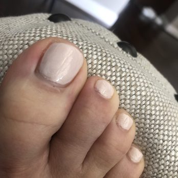 Cavalli Nails & Spa - Polish sloppy and already looks grown out. - Nail Salons Near Me - Katy, Texas