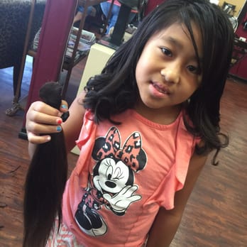 Salon Pin Up - Donating to Locks of Love - Hair Salons Near Me - Whittier, California