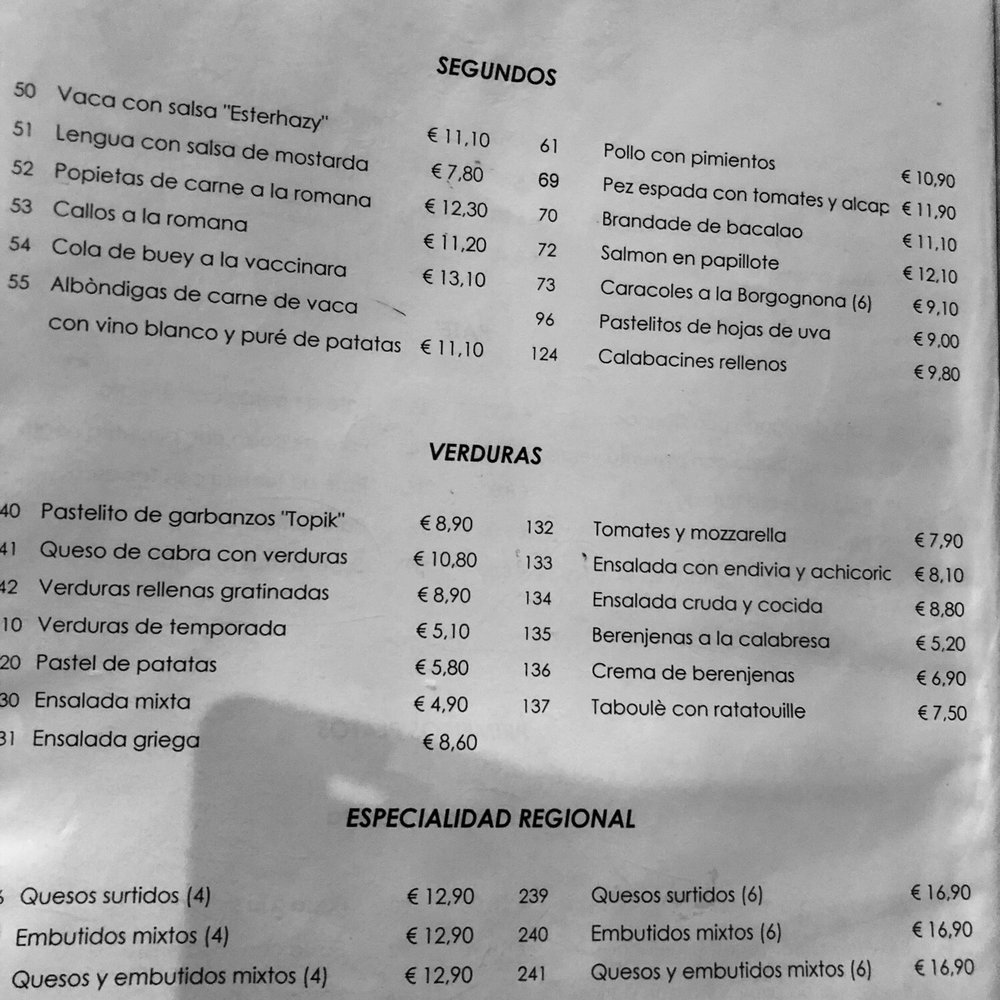 Cul de Sac - Veggies, salads, and specialty plates menu - Wineries Near Me - Rome, RM Cul de Sac - Veggies, salads, and specialty plates menu - Wineries Near Me - Rome, RM