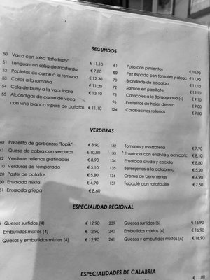 Menu photo 2 Cul de Sac Rome, RM