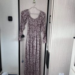 Shelmerdine - Dress with hazard warning tag