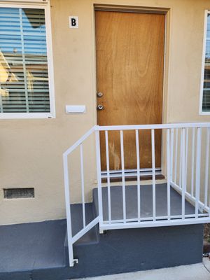 Welcome Home in Style! - Updated Front Door/Walkway
We transformed the front door and walkway with a stunning new railing, finished in classic white for a fresh, welcoming look. Enjoy curb appeal that truly stands out! Welcome Home in Style! - Updated Front Door/Walkway
We transformed the front door and walkway with a stunning new railing, finished in classic white for a fresh, welcoming look. Enjoy curb appeal that truly stands out!