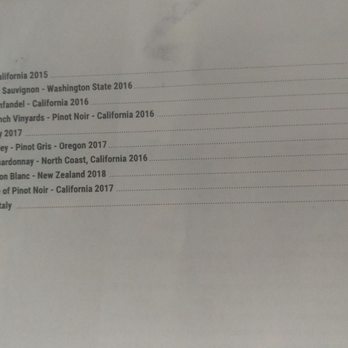 Watershed - Wine menu - German Near Me - Houston, Texas