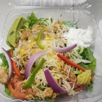 Super Chicken - Chicken taco salad with no shell, to go! - Latin American Near Me - Vienna, Virginia Super Chicken - Chicken taco salad with no shell, to go! - Latin American Near Me - Vienna, Virginia