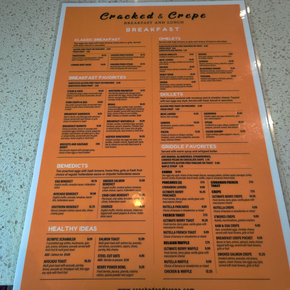 Cracked & Crepe - Breakfast & Brunch Near Me - Aubrey, Texas Cracked & Crepe - Breakfast & Brunch Near Me - Aubrey, Texas