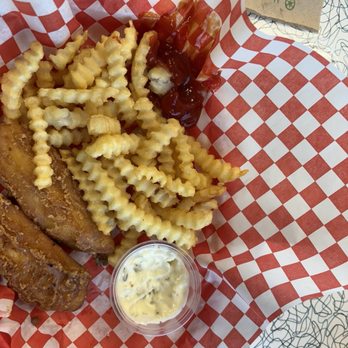 C & J Drive In - Halibut fish and chips. I too had started eating there was actually more fish and chips when delivered. - New American Near Me - Fairbanks, Alaska C & J Drive In - Halibut fish and chips. I too had started eating there was actually more fish and chips when delivered. - New American Near Me - Fairbanks, Alaska
