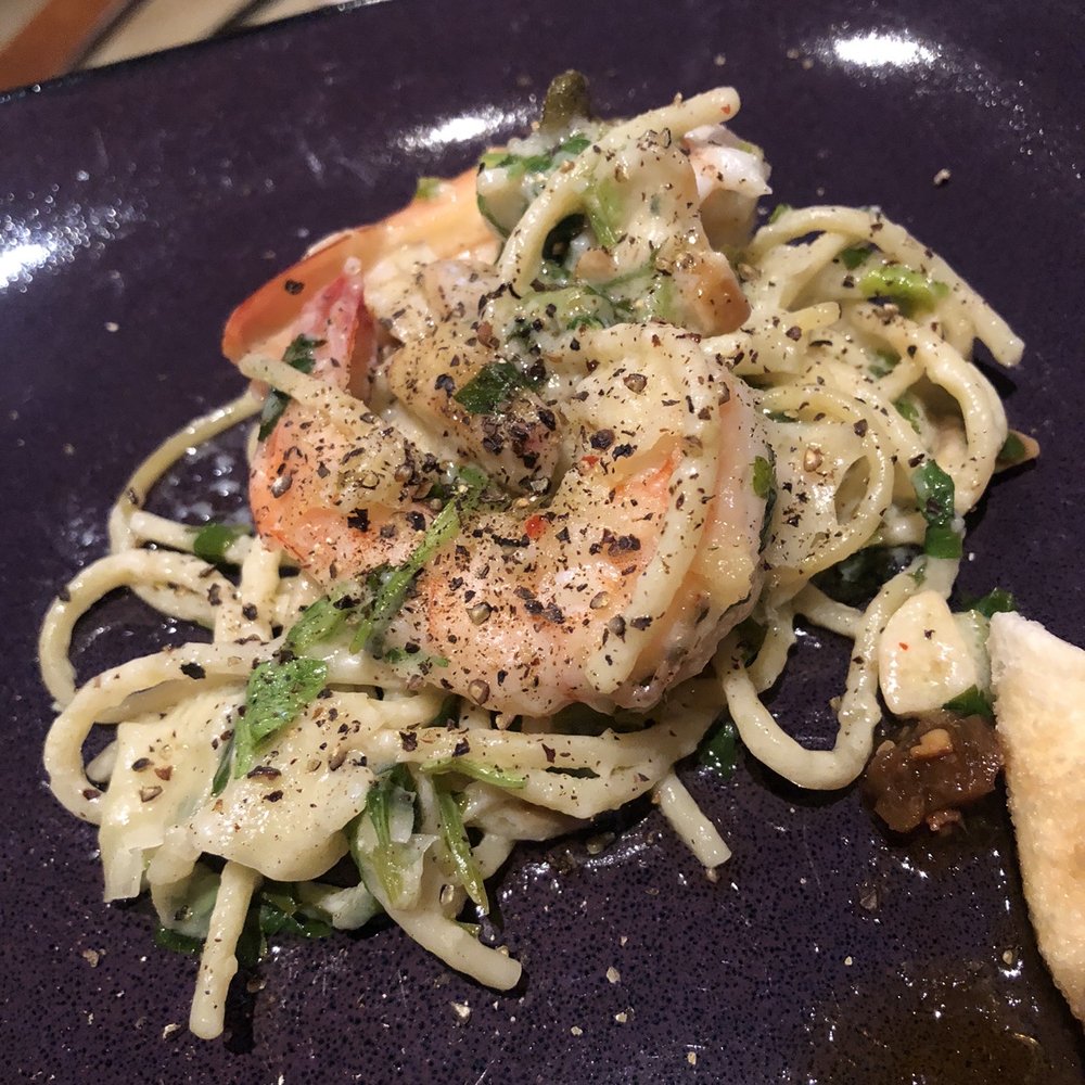 Treeline Kitchen - Shrimp scampi with lemon cream sauce - Bars Near Me - Leadville, Colorado Treeline Kitchen - Shrimp scampi with lemon cream sauce - Bars Near Me - Leadville, Colorado