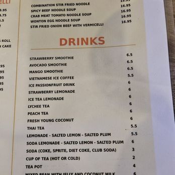 Pho Oh Love - Drink menu - Vietnamese Near Me - La Puente, California Pho Oh Love - Drink menu - Vietnamese Near Me - La Puente, California