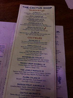 Menu photo 3 The Cactus Shop Brooklyn, NY