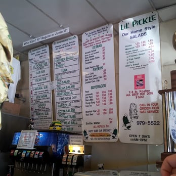 Lil' Pickle USA - The menu - Sandwiches Near Me - Costa Mesa, California