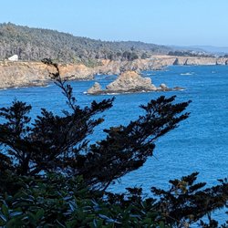 Whale Watch Inn - A view from the beach just below the Whale Watch Inn.