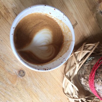 Cafe Kubal - The Eastwood ( a cortadito like a Cuban coffee with milk or in my case soy ) STRONG/ creamy &delicious !! - Coffee & Tea Near Me - Syracuse, New York