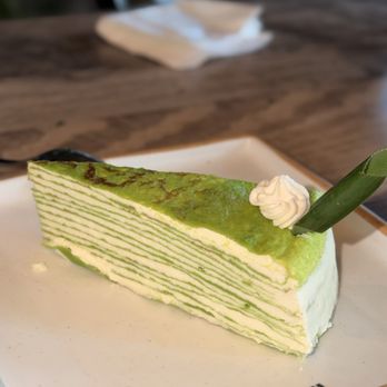 Pho Bar Vietnamese Kitchen - Pandan crepe cake - Vietnamese Near Me - Davie, Florida Pho Bar Vietnamese Kitchen - Pandan crepe cake - Vietnamese Near Me - Davie, Florida