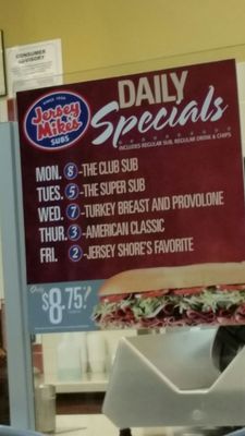 Menu photo 3 Jersey Mike's Subs St. Cloud, FL