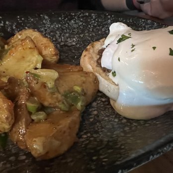 Agora Tysons - Egg Salmon Eggs Benedict* - Mediterranean Near Me - Tysons, Virginia