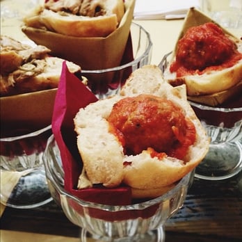 Sorpasso - Trapizzini with meatballs and roast chicken. Piping hot and so delicious. Photo courtesy of the hubby, Rick P. - Italian Near Me - Rome, RM Sorpasso - Trapizzini with meatballs and roast chicken. Piping hot and so delicious. Photo courtesy of the hubby, Rick P. - Italian Near Me - Rome, RM
