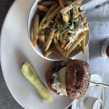 Yard House - Whiskey & Aged White Cheddar Parmesan Truffle Fries - Bars Near Me - Los Angeles, California Yard House - Whiskey & Aged White Cheddar Parmesan Truffle Fries - Bars Near Me - Los Angeles, California