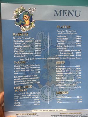 Menu photo 3 Fish Chick Powder Springs, GA Menu photo 3 Fish Chick Powder Springs, GA