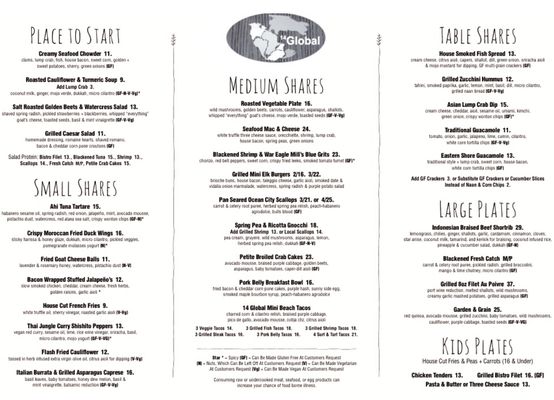 Menu photo 4 14 Global Bethany Beach, DE