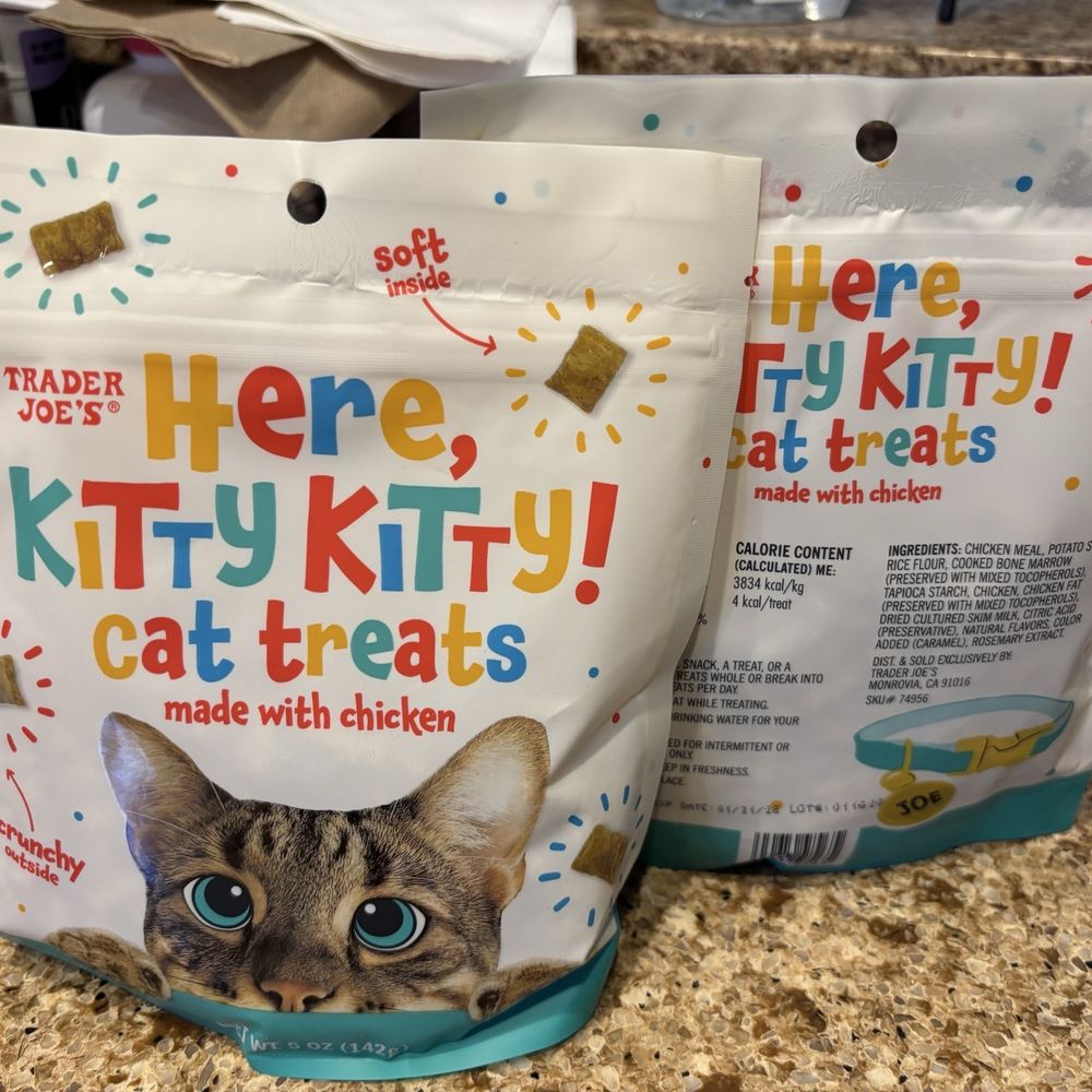 Trader Joe's - Cat treats with chicken - Grocery Near Me - Brea, California Trader Joe's - Cat treats with chicken - Grocery Near Me - Brea, California