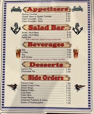 Menu photo 4 Dale's Seafood Tabor City, NC Menu photo 4 Dale's Seafood Tabor City, NC