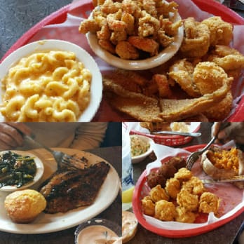 Soul Fish Cafe - Soul fish platter, blackened catfish platter, and friend shrimp. - Southern Near Me - Germantown, Tennessee