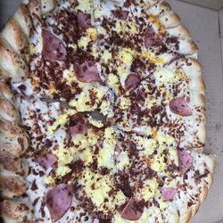 Pilot Travel center - The breakfast pizzas are always a hit in my office-- great Monday pick me up for the team!  Omelette loaded pizza for the win!