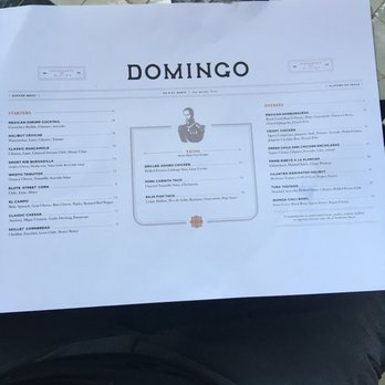 Domingo - Menu page - Cocktail Bars Near Me - San Antonio, Texas Domingo - Menu page - Cocktail Bars Near Me - San Antonio, Texas