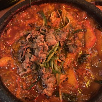 Hanshin Pocha - Rice cake with beef belly - Korean Near Me - Oakland, California Hanshin Pocha - Rice cake with beef belly - Korean Near Me - Oakland, California