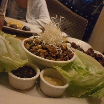 Grand Lux Cafe - Chicken Lettuce Wraps - Desserts Near Me - Las Vegas, Nevada Grand Lux Cafe - Chicken Lettuce Wraps - Desserts Near Me - Las Vegas, Nevada