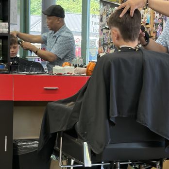 Twin Arch Barber & Stylists - My grandson getting hair cut from the Owener pj very good place convenient location - Barbers Near Me - Mount Airy, Maryland Twin Arch Barber & Stylists - My grandson getting hair cut from the Owener pj very good place convenient location - Barbers Near Me - Mount Airy, Maryland