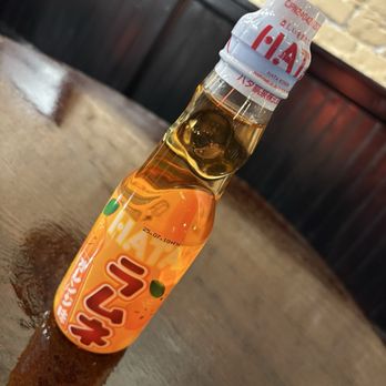 PaPa Sushi - Orange Japanese soda - Japanese Near Me - Somerville, Massachusetts