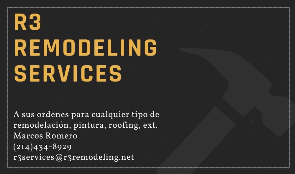 Slide of R3 Remodeling Services