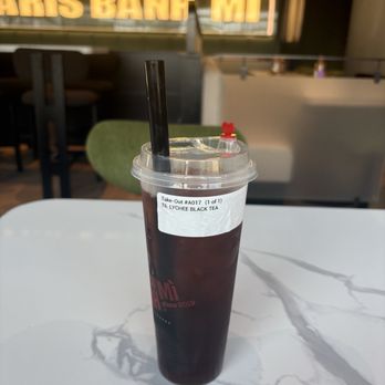 Paris Bánh Mì - lychee flavored tea (black tea base) - Vietnamese Near Me - Fishers, Indiana