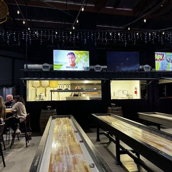 Black Market Brewing Co - Temecula - Shuffleboard games and kitchen - Breweries Near Me - Temecula, California