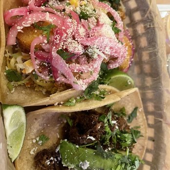 Torchy's Tacos - Baja Shrimp Taco and The Democrat Taco - Tex-Mex Near Me - Dallas, Texas Torchy's Tacos - Baja Shrimp Taco and The Democrat Taco - Tex-Mex Near Me - Dallas, Texas