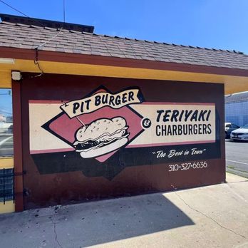 Pitburger - Pitburger Mural - Burgers Near Me - Gardena, California