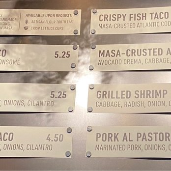 Tallboy Taco - Menu - Tacos Near Me - Chicago, Illinois Tallboy Taco - Menu - Tacos Near Me - Chicago, Illinois